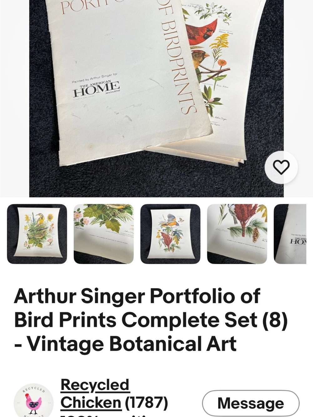 Botanical Art Prints Featuring 10 prints - Picture 2 of 12